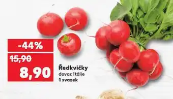 Kaufland Ředkvičky nabídka
