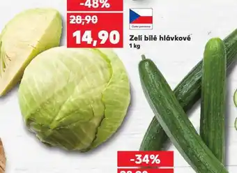 Kaufland Zelí bílé hlávkové nabídka