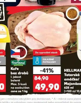 Kaufland Kuře bez drobů nabídka