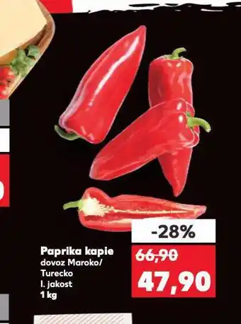 Kaufland Paprika kapie nabídka