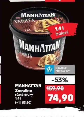 Kaufland Manhattan zmrzlina nabídka