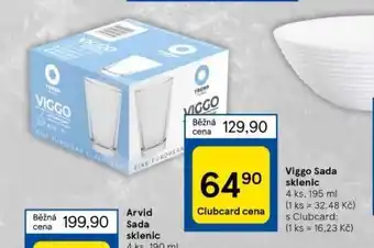Tesco Sada sklenic nabídka