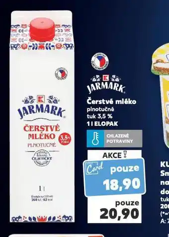 Kaufland Čerstvé mléko nabídka