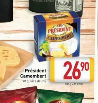 Billa Président camembert nabídka