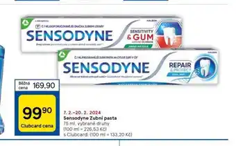 Tesco Sensodyne zubní pasta nabídka