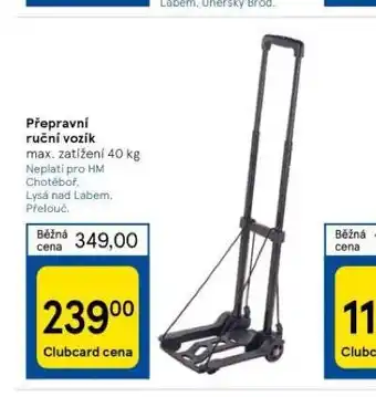Tesco Přepravní ruční vozík nabídka