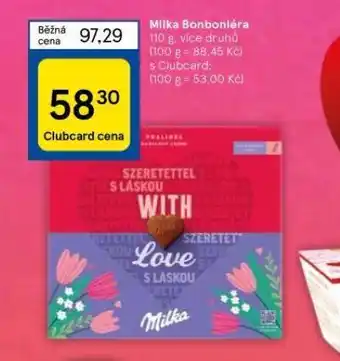 Tesco Milka bonboniéra nabídka