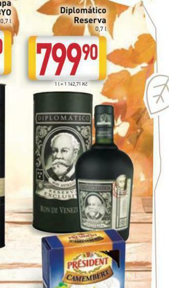 Billa Diplomático reserva nabídka