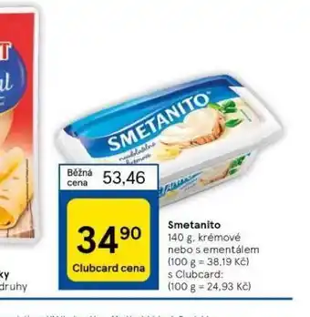 Tesco Smetanito nabídka