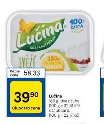 Tesco Lučina nabídka