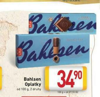 Billa Bahlsen oplatky nabídka