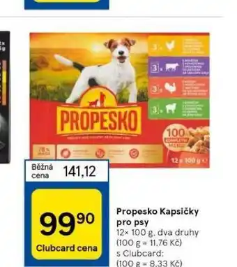 Tesco Propesko kapsičky pro psy nabídka