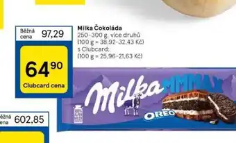 Tesco Milka čokoláda nabídka
