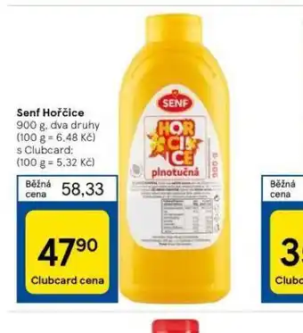 Tesco Senft hořčice nabídka