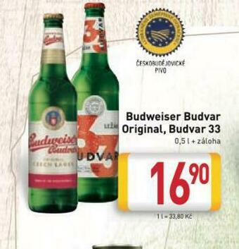Billa Pivo budweiser budvar nabídka