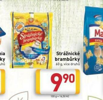 Billa Strážnické brambůrky nabídka