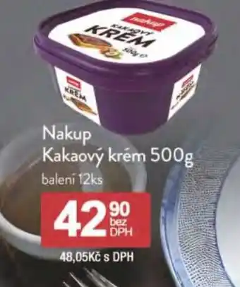 Qanto Nakup Kakaový krém 500g nabídka
