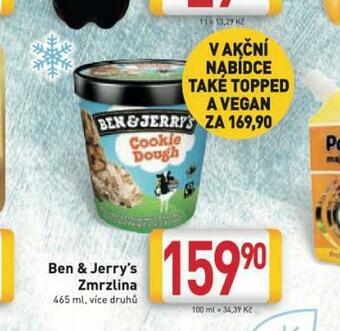 Billa Zmrzlina ben &amp; jerry´s nabídka