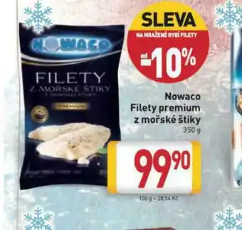 Billa Nowaco filety premium z mořské štiky nabídka