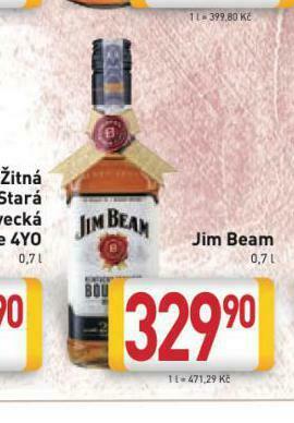 Billa Jim beam nabídka