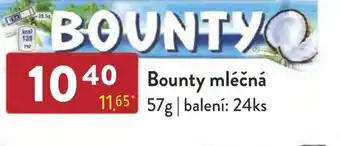 Qanto Bounty mléčná nabídka
