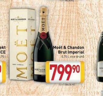 Billa Moët &amp; chandon brut imperial nabídka