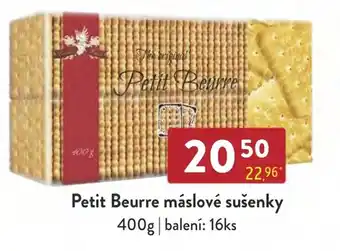 Qanto Petit Beurre máslové sušenky nabídka
