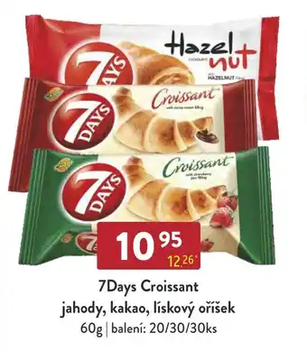 Qanto 7Days Croissant jahody, kakao, lískový oříšek nabídka