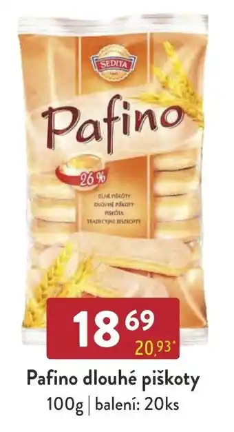 Qanto Pafino dlouhé piškoty nabídka