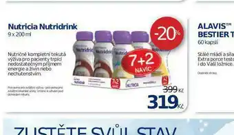 Benu Nutricia nutridrink nabídka