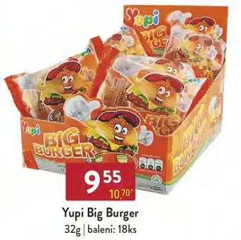 Qanto Yupi Big Burger nabídka