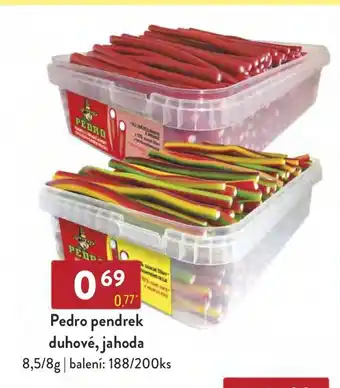 Qanto Pedro pendrek duhové, jahoda nabídka