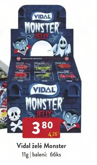 Qanto Vidal želé Monster nabídka