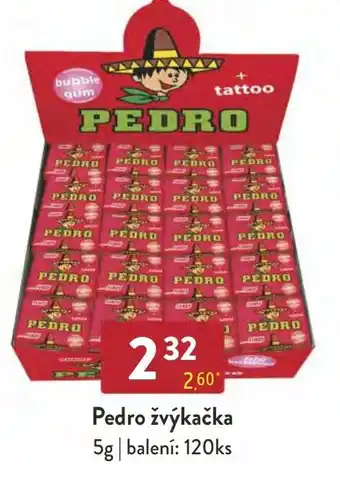 Qanto Pedro žvýkačka nabídka