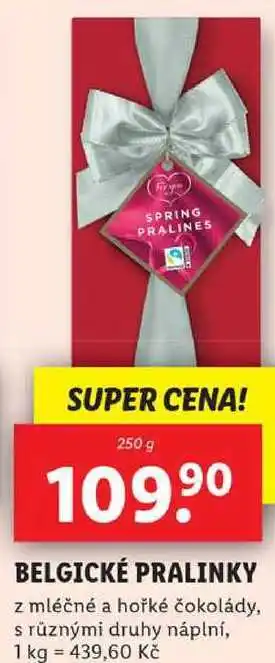 Lidl BELGICKÉ PRALINKY, 250 g nabídka