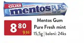 Qanto Mentos Gum Pure Fresh mint nabídka