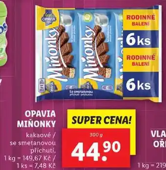 Lidl OPAVIA MIŇONKY, 300 g nabídka