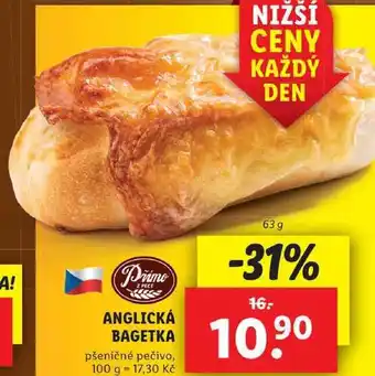 Lidl ANGLICKÁ BAGETKA, 63 g nabídka