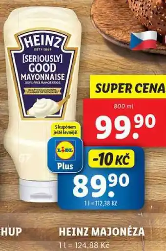 Lidl HEINZ MAJONÉZA, 800 ml nabídka