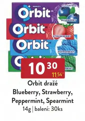 Qanto Orbit dražé Blueberry, Strawberry, Peppermint, Spearmint nabídka