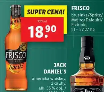 Lidl FRISCO, 330 ml nabídka