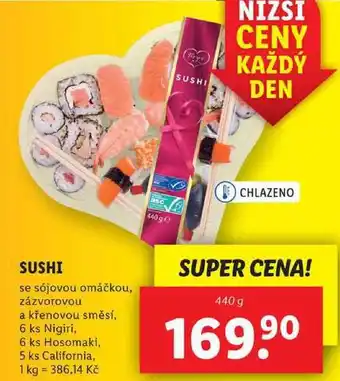 Lidl SUSHI, 440 g nabídka