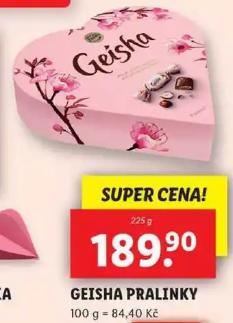 Lidl GEISHA PRALINKY, 225 g nabídka