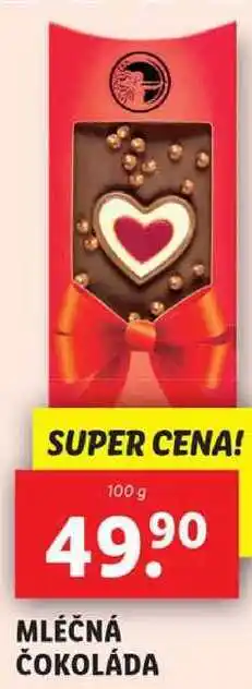 Lidl MLÉČNÁ ČOKOLÁDA, 100 g nabídka