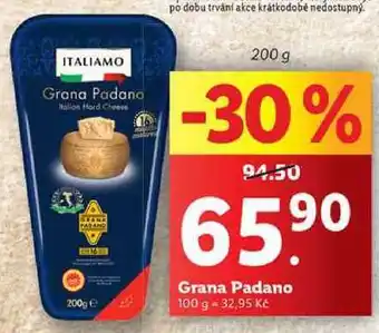 Lidl Grana Padano, 200 g nabídka