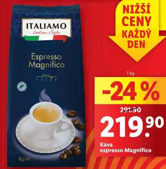 Lidl Káva espresso Magnifico, 1 kg nabídka