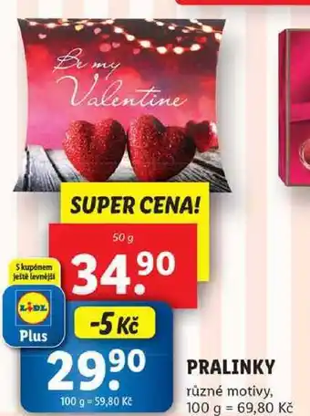 Lidl PRALINKY, 50 g nabídka