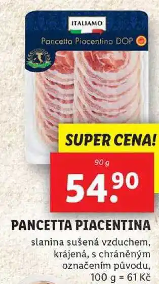 Lidl PANCETTA PIACENTINA, 90 g nabídka