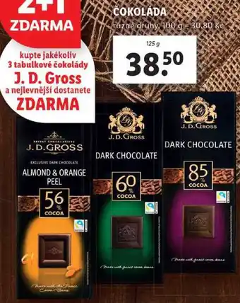 Lidl ČOKOLÁDA, 125 g nabídka