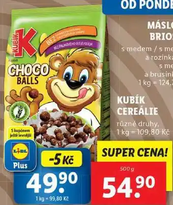 Lidl KUBÍK CEREÁLIE, 500 g nabídka